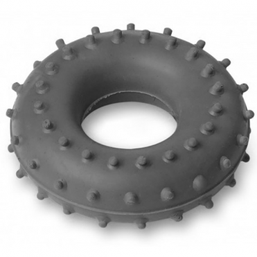 Эспандер кистевой массажный кольцо ЭРКМ - 30 кг (серый) 10019578